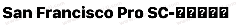 San Francisco Pro SC字体转换